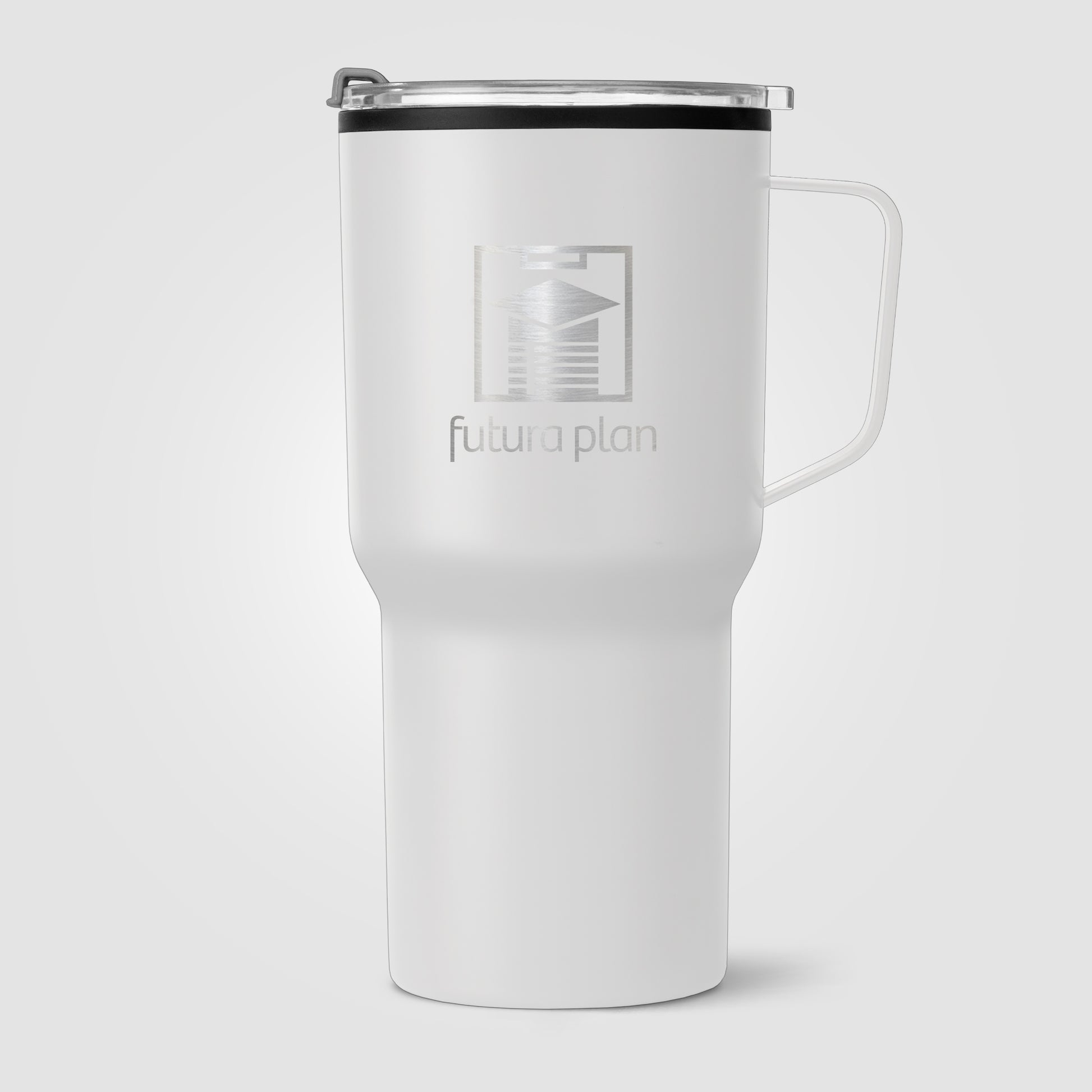 Clear (Lid) Anchorage - 30 oz. Stainless Steel Tumbler with Plastic Liner