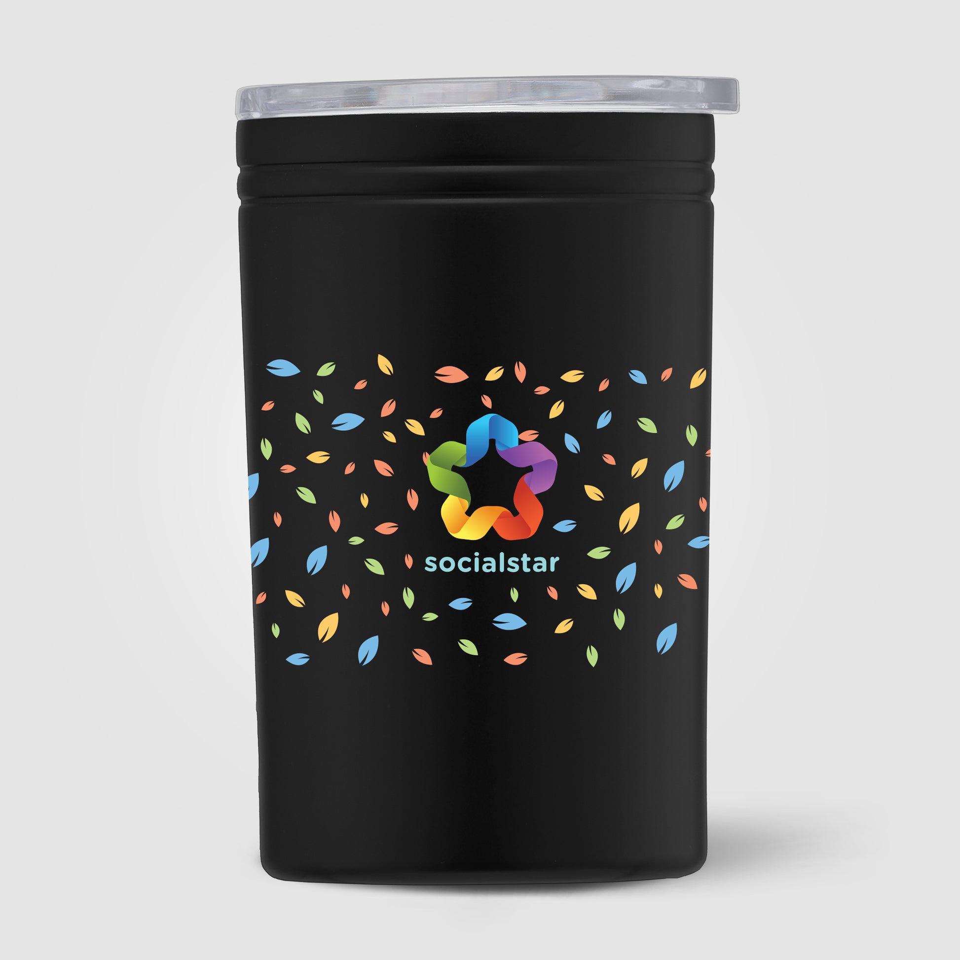 Clear (Lid) Chill - 11 oz. 2-in-1 Tumbler & Can Insulator