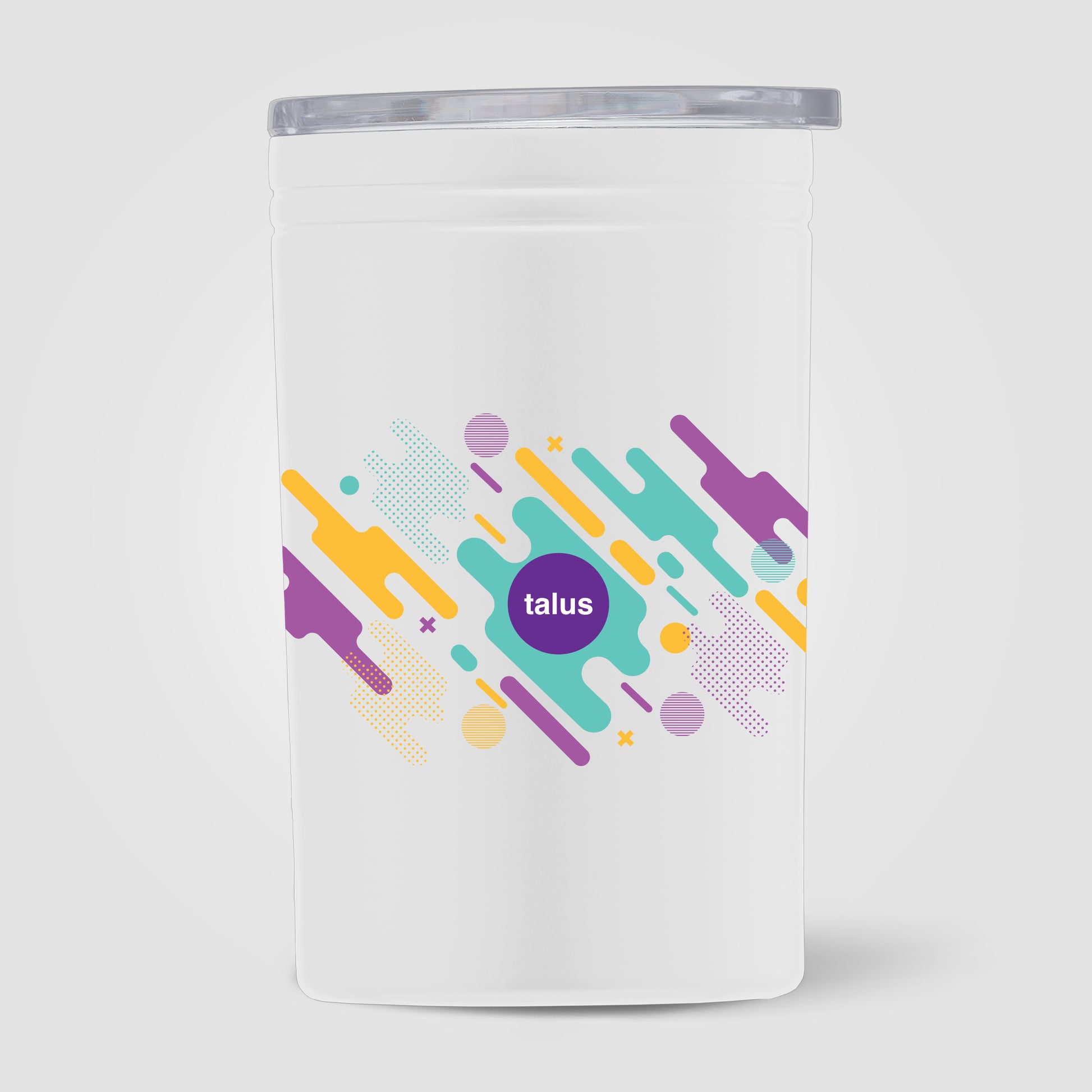 Clear (Lid) Chill - 11 oz. 2-in-1 Tumbler & Can Insulator