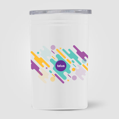 Clear (Lid) Chill - 11 oz. 2-in-1 Tumbler & Can Insulator