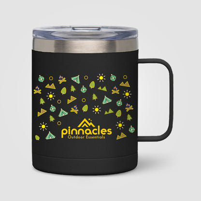 Clear (Lid) Glamping - 14 oz. Double-Wall Stainless Mug