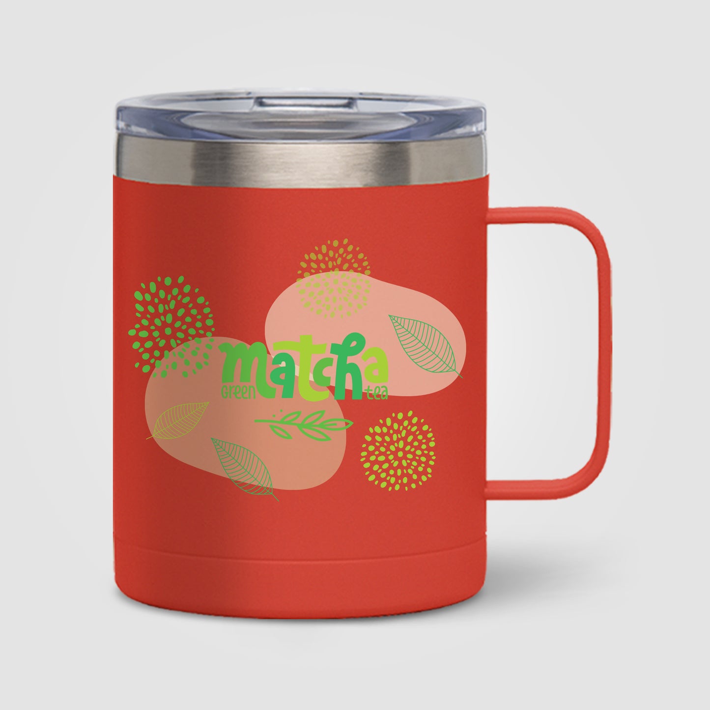 Clear (Lid) Glamping - 14 oz. Double-Wall Stainless Mug