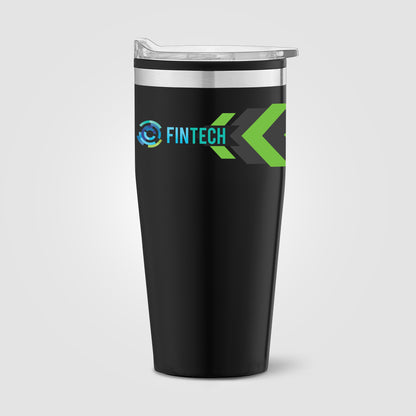 Clear (Lid) Jasper - 18 oz. Stainless Steel Tumbler with Plastic Interior