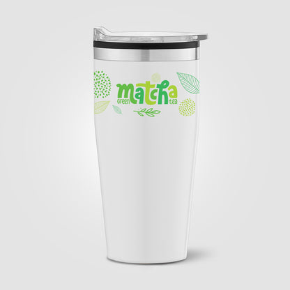 Clear (Lid) Jasper - 18 oz. Stainless Steel Tumbler with Plastic Interior