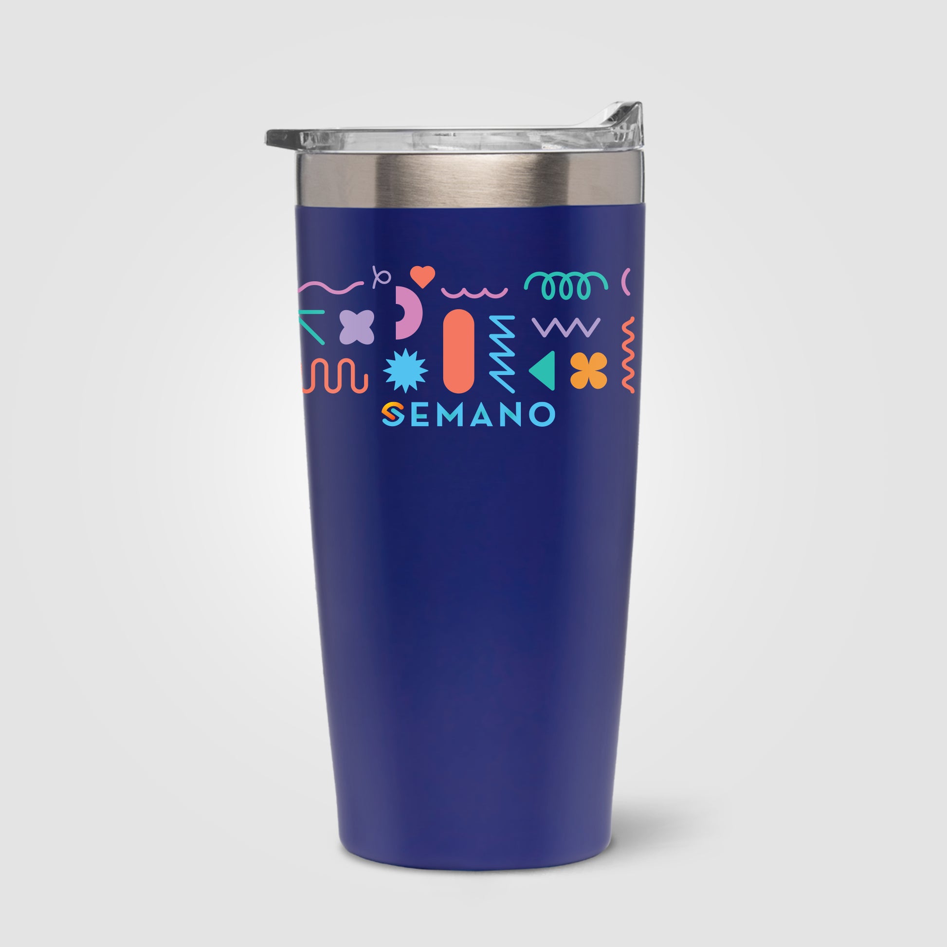 Clear (Lid) Kona - 18 oz. Double-Wall Stainless Tumbler