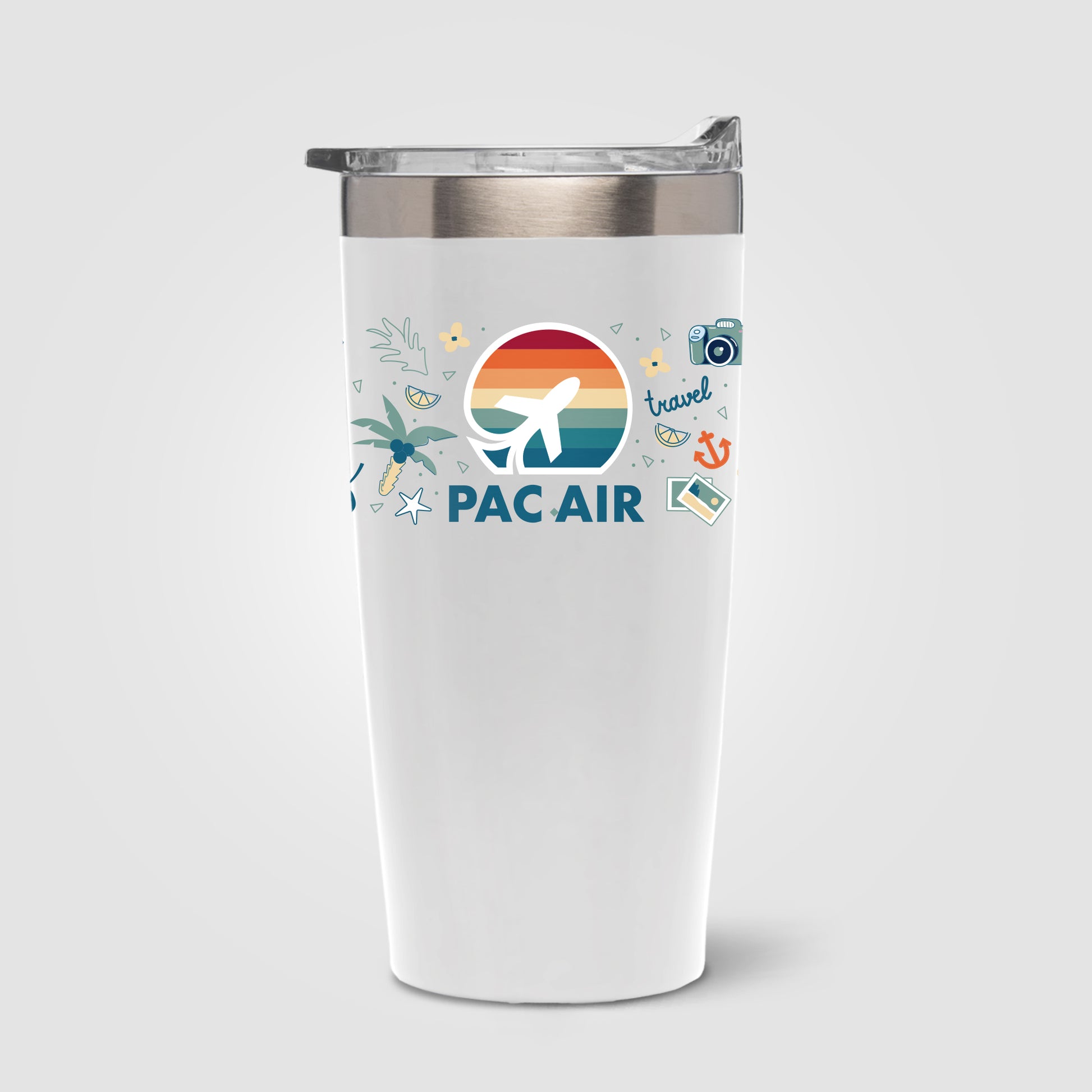Clear (Lid) Kona - 18 oz. Double-Wall Stainless Tumbler