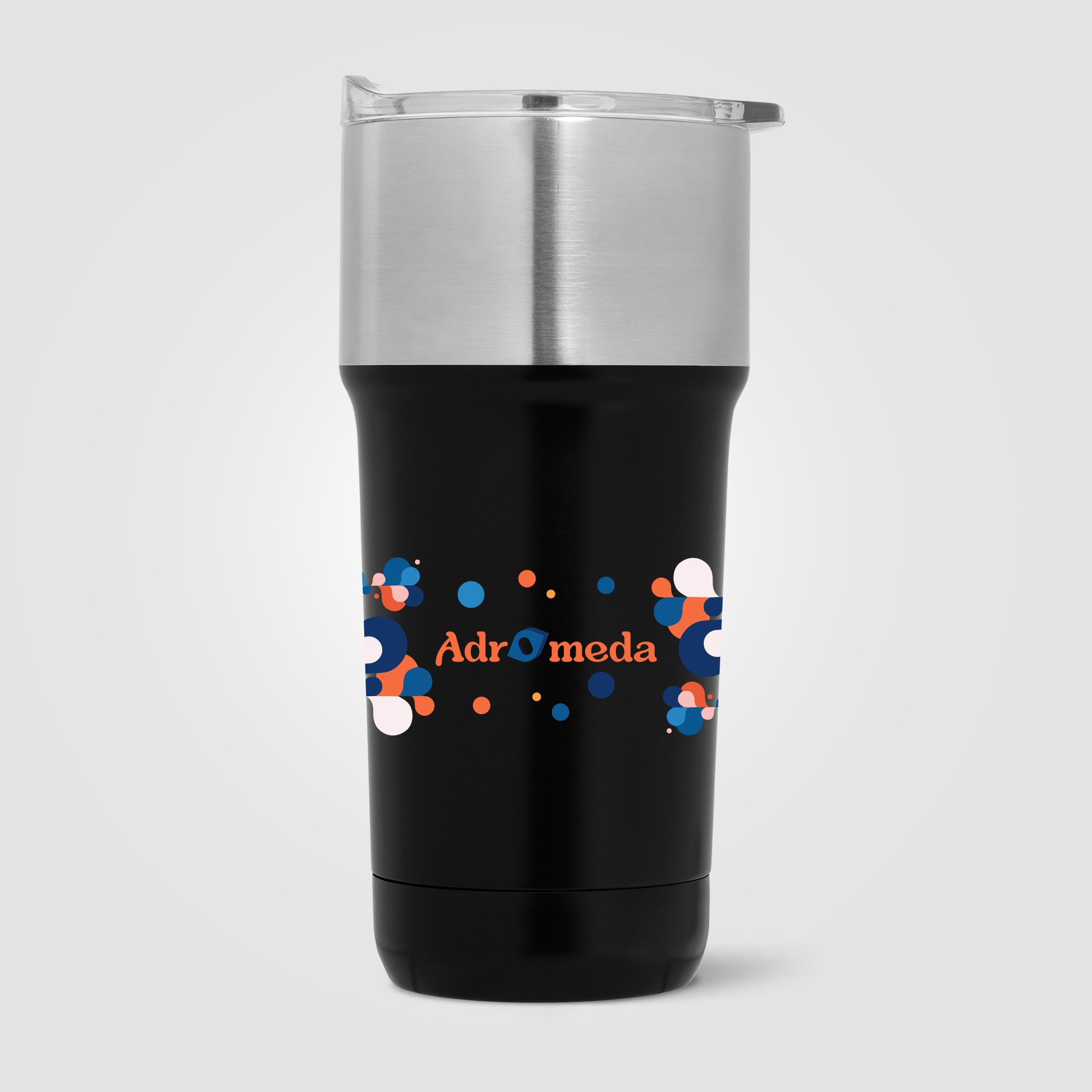 Clear (Lid) Optimus - 20 oz. Double Wall Recycled Stainless Tumbler with Ceramic Interior