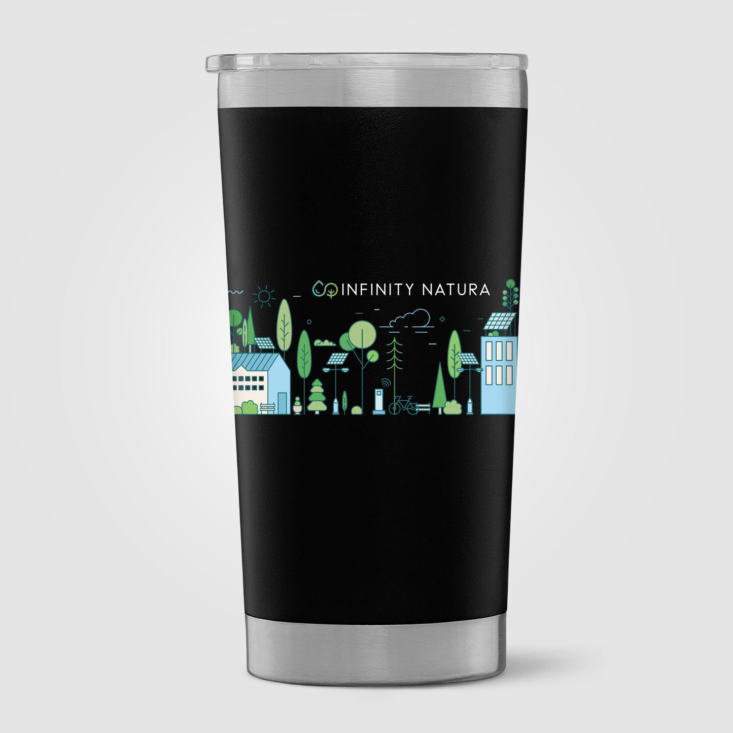 Clear (Lid) Whistler - 19 oz. Double-Wall Stainless Tumbler