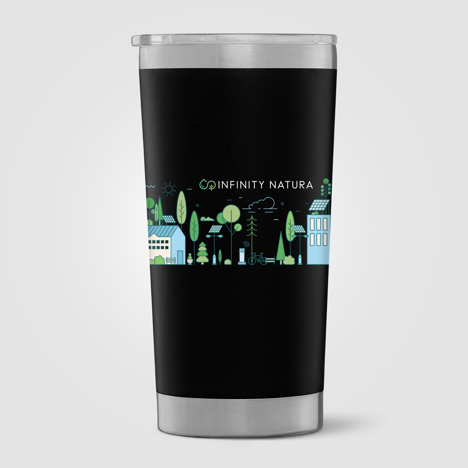 Clear (Lid) Whistler - 19 oz. Double-Wall Stainless Tumbler