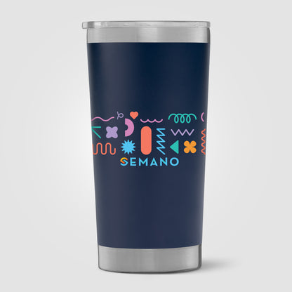 Clear (Lid) Whistler - 19 oz. Double-Wall Stainless Tumbler