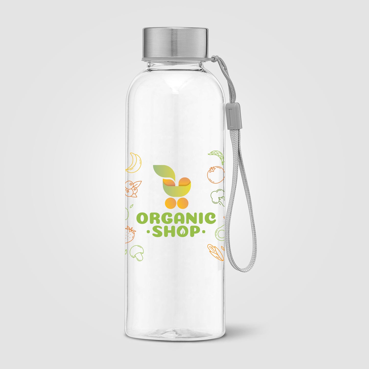 Clear (Product) Skye - 17 oz. RPET Water Bottle with Wrist Strap