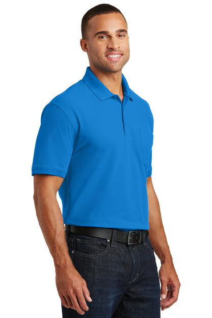 Coastal Blue Port Authority Core Classic Pique Pocket Polo. K100P