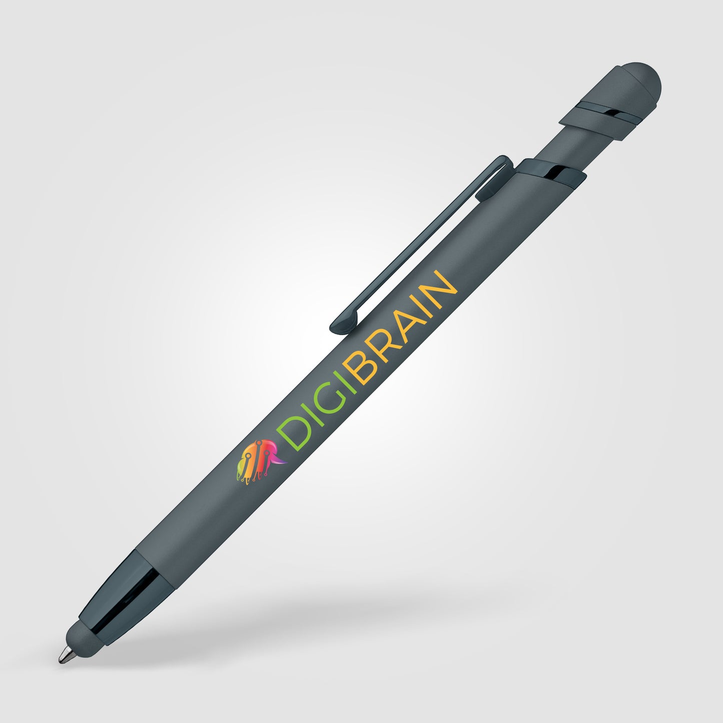 Dark Blue (Barrel) Atlantic Softy Monochrome Metallic w/ Stylus
