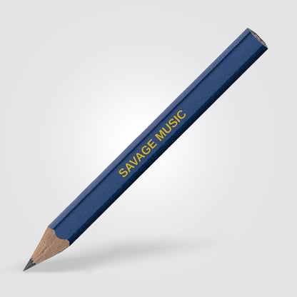 Dark Blue (Barrel) Golf Pencil (Hex.)