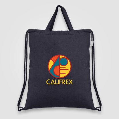 Dark Blue (Product) Palma - 5 oz. Recycled Cotton Drawstring Bag