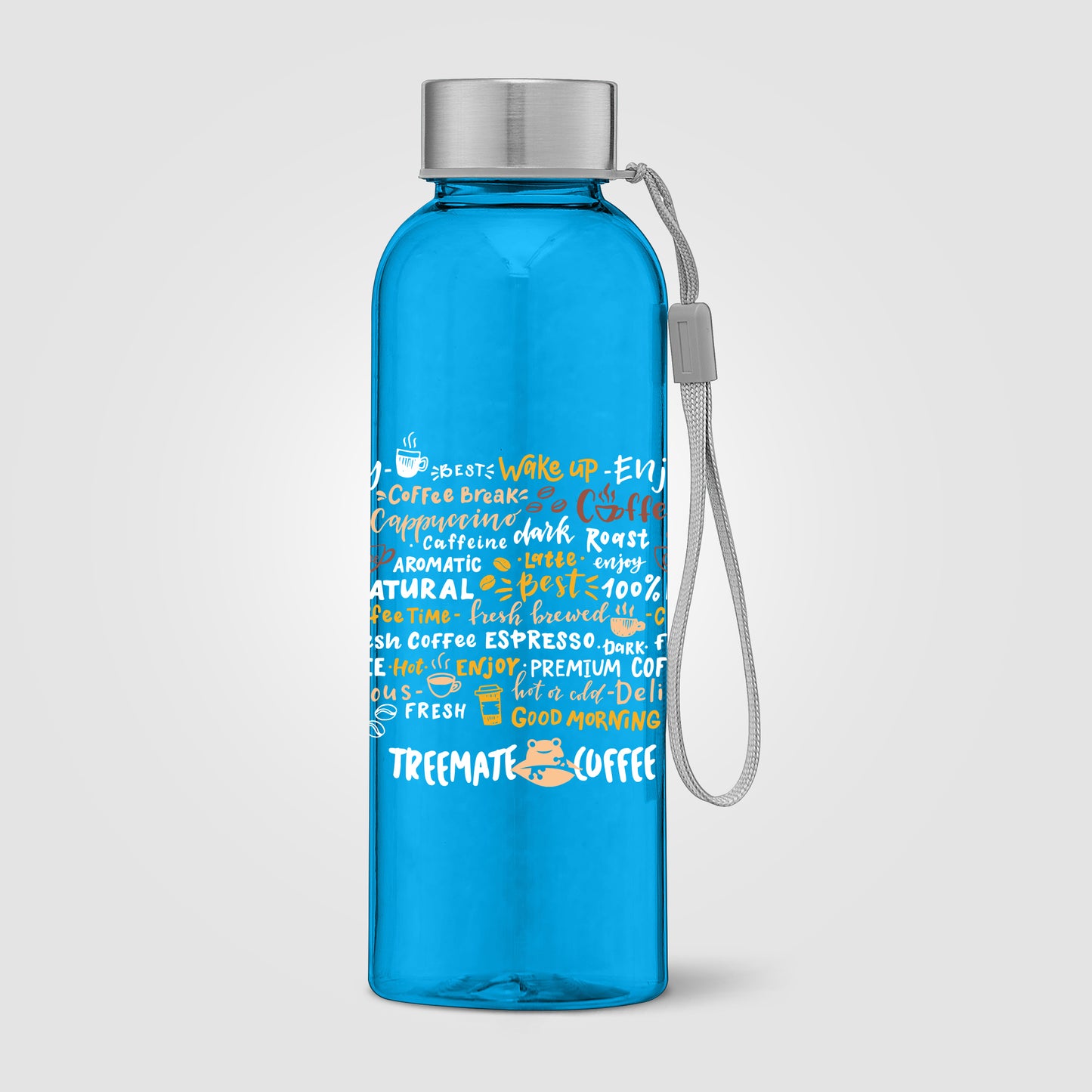 Dark Blue (Product) Skye - 17 oz. RPET Water Bottle with Wrist Strap