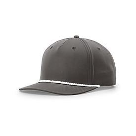 DARK GRAY/WHITE Richardson Performance with Rope Cap