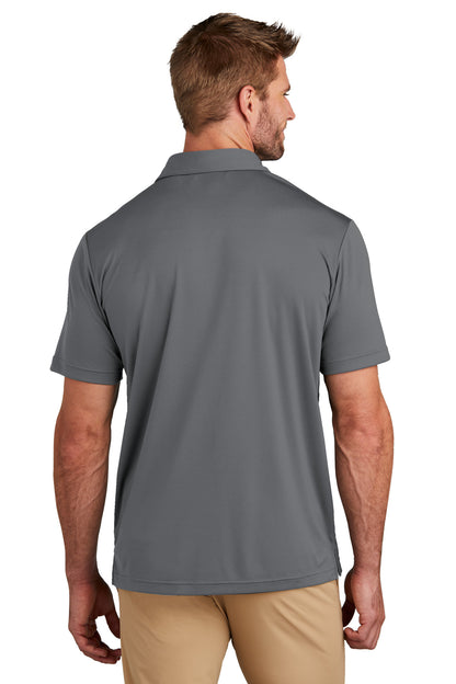 DarkGrey TravisMathew Coto Performance Chest Stripe Polo TM1MY400