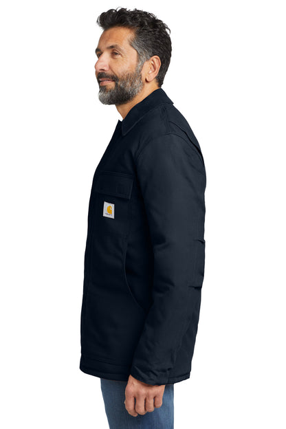 DarkNavy Carhartt Duck Traditional Coat. CT106674