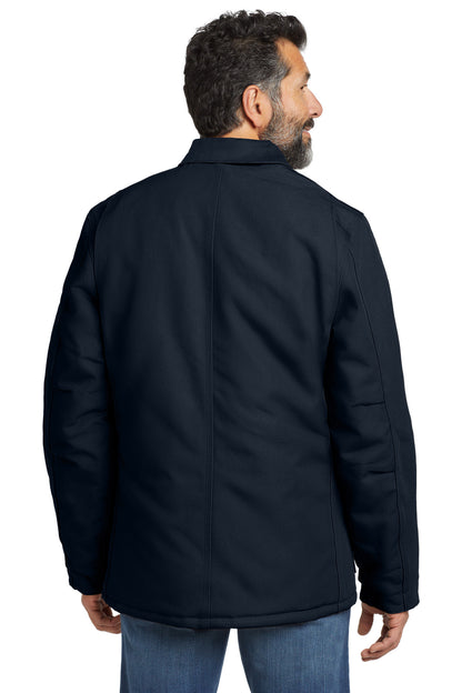 DarkNavy Carhartt Duck Traditional Coat. CT106674