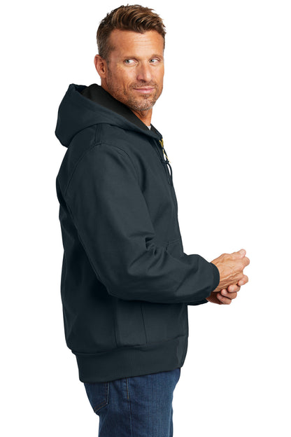 DarkNavy Carhartt Thermal-Lined Duck Active Jac. CT106678