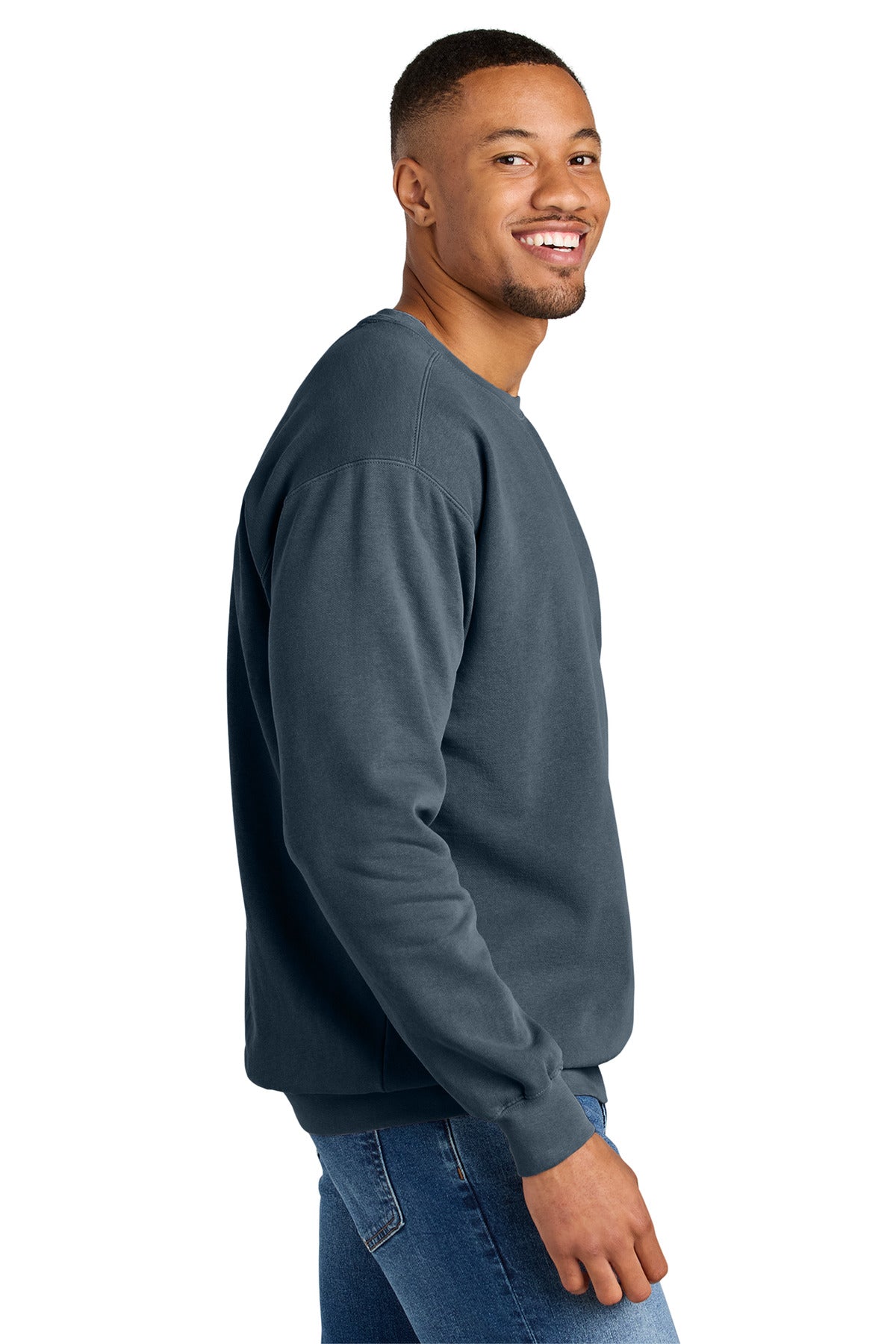 Denim COMFORT COLORS Ring Spun Crewneck Sweatshirt. 1566