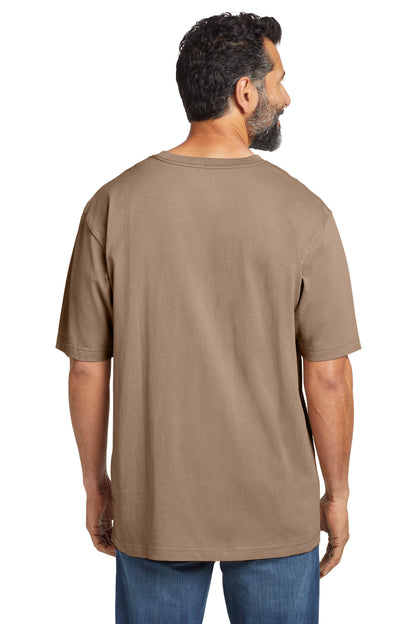 Desert Carhartt Workwear Pocket Short Sleeve T-Shirt. CTK87