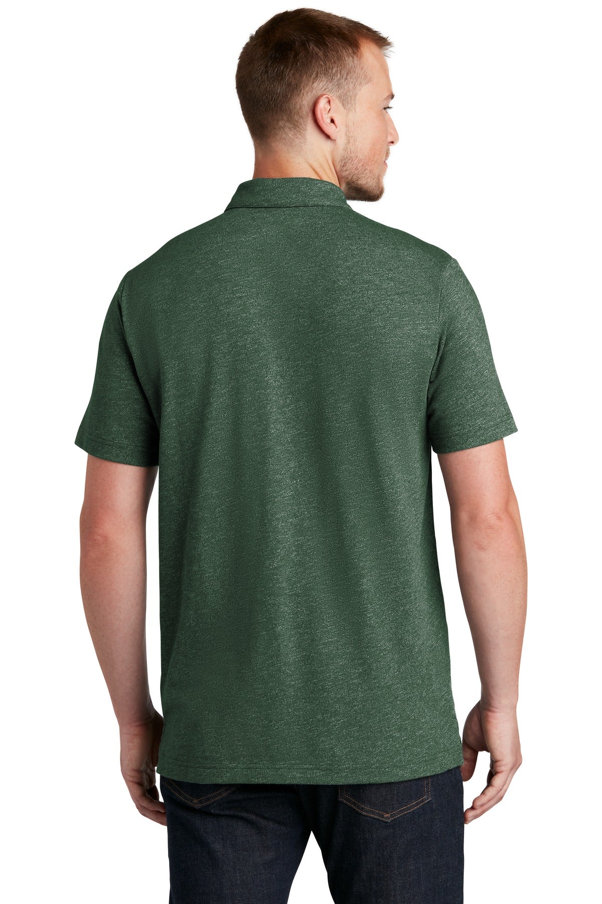 Dk Green Twist New Era Slub Twist Polo NEA301