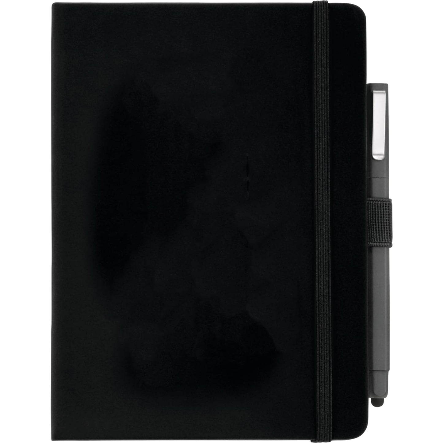 Front View of Black FSC® Mix Vienna Hard Bound Journal Bundle Set plain