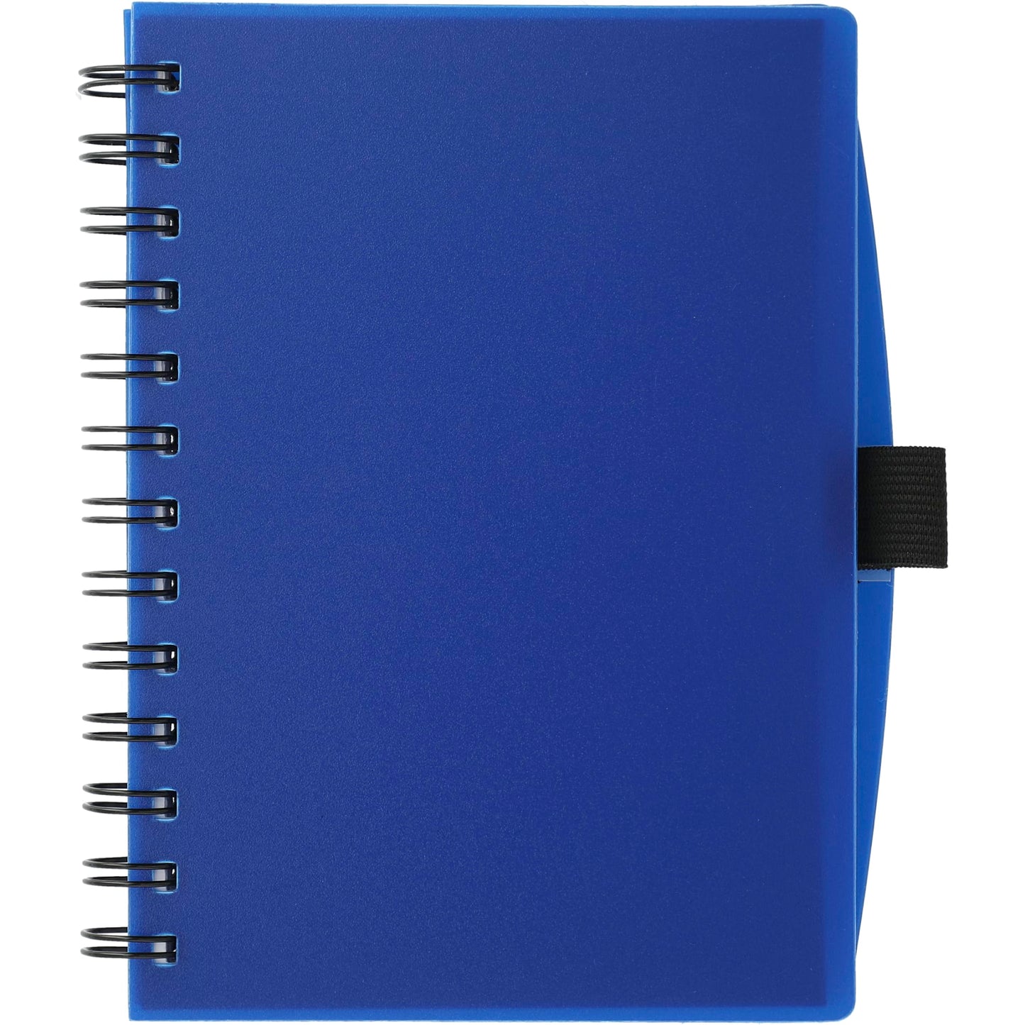 Front View of Blue 5.5" x 7" FSC® Mix Coordinator Spiral Notebook plain