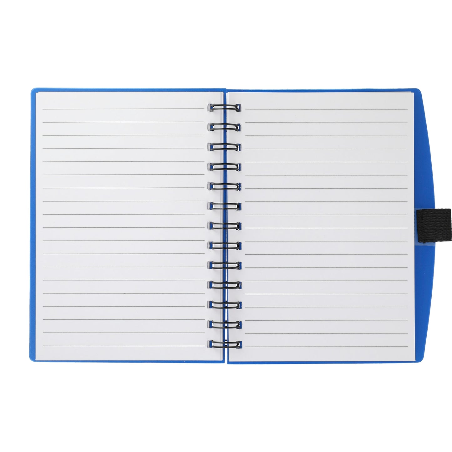 Front View of Blue 5.5" x 7" FSC® Mix Coordinator Spiral Notebook