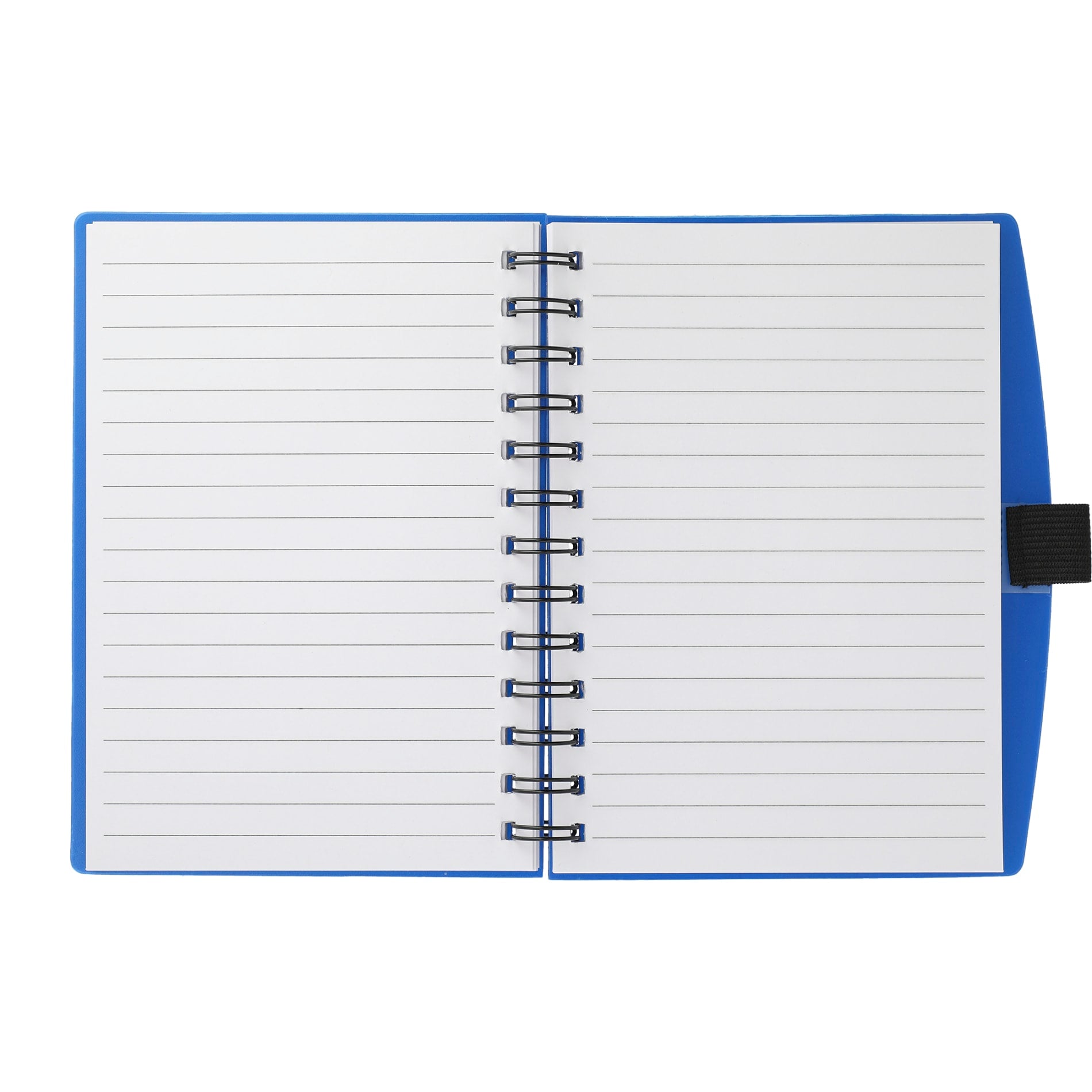Front View of Blue 5.5" x 7" FSC® Mix Coordinator Spiral Notebook