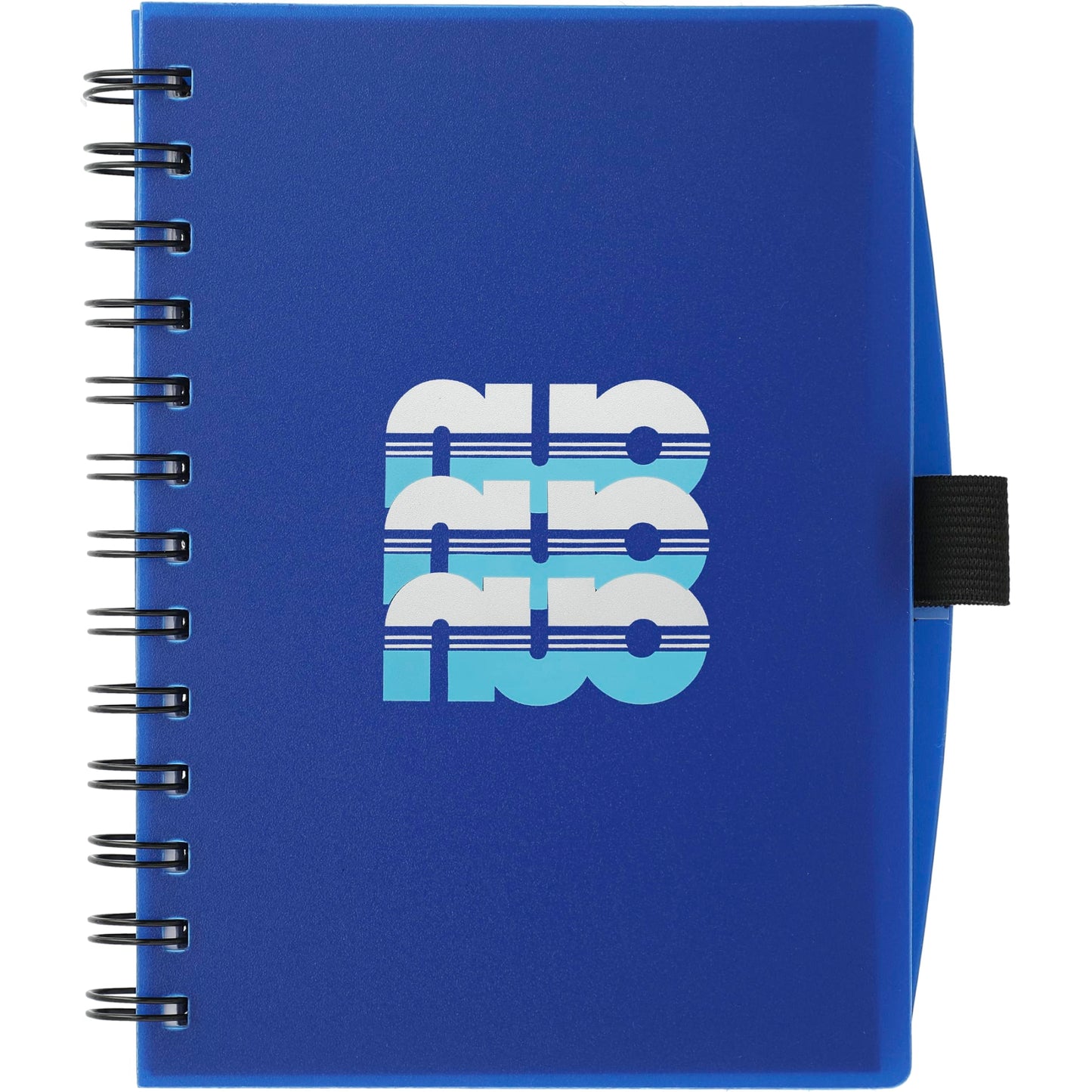 Front View of Blue 5.5" x 7" FSC® Mix Coordinator Spiral Notebook