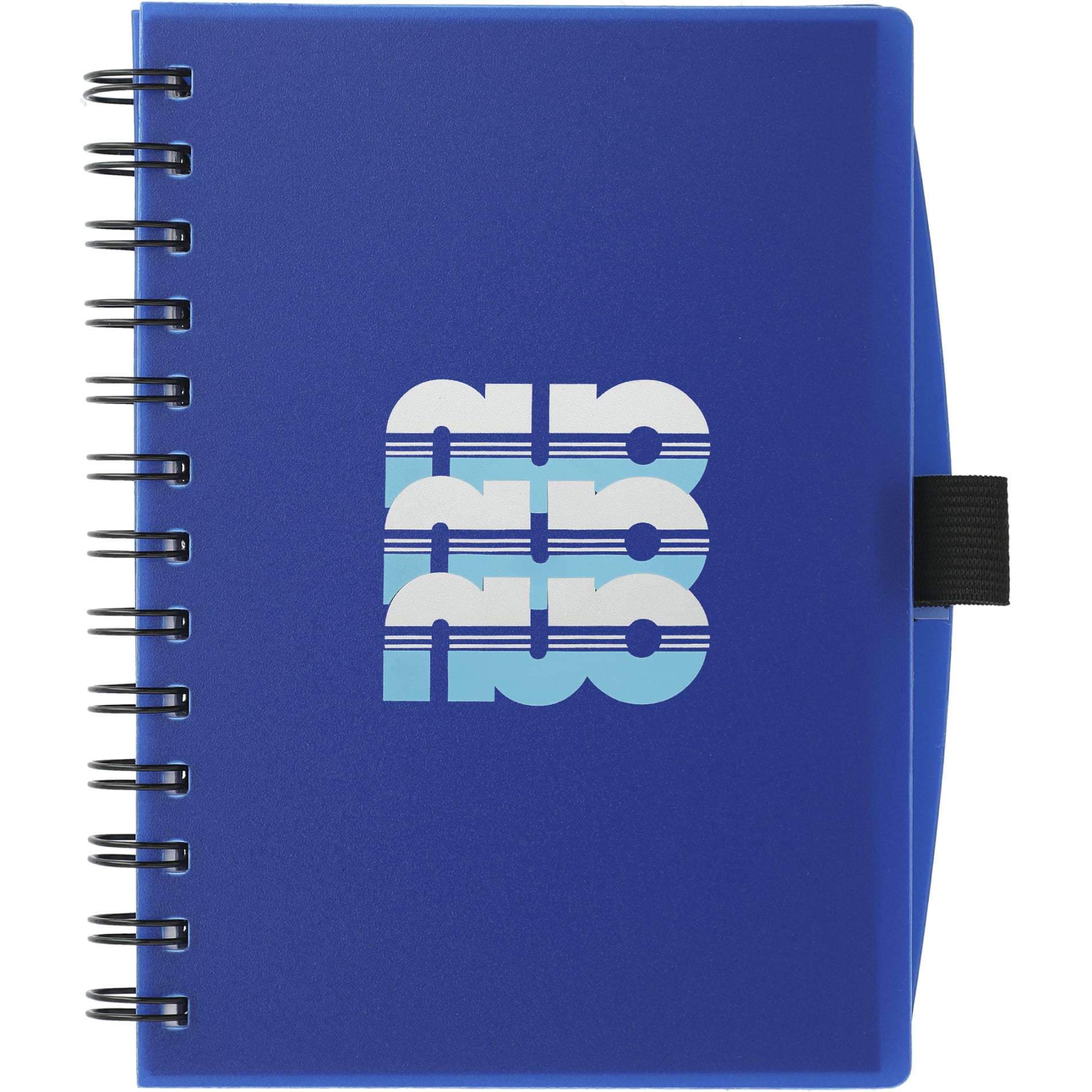Front View of Blue 5.5" x 7" FSC® Mix Coordinator Spiral Notebook