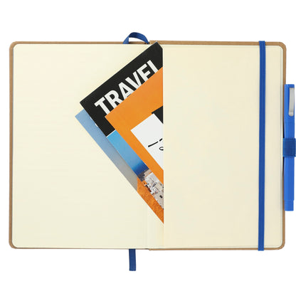 Front View of Blue Eco Color Bound Journal Bundle Set