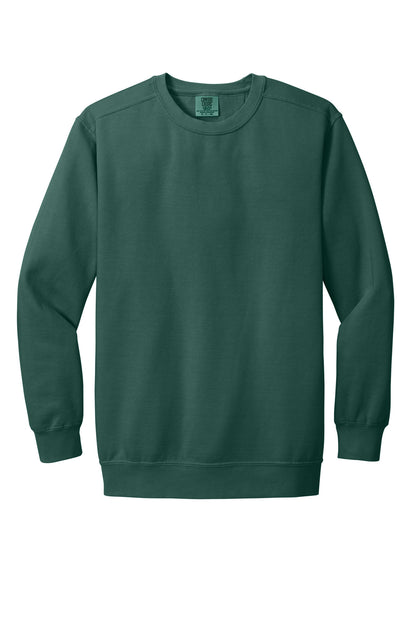 Front View of Blue Spruce COMFORT COLORS Ring Spun Crewneck Sweatshirt. 1566