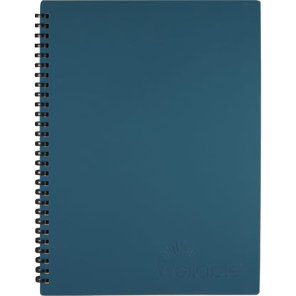 Front View of Blue Wellable™ Plan Well Undated Planner Journal plain