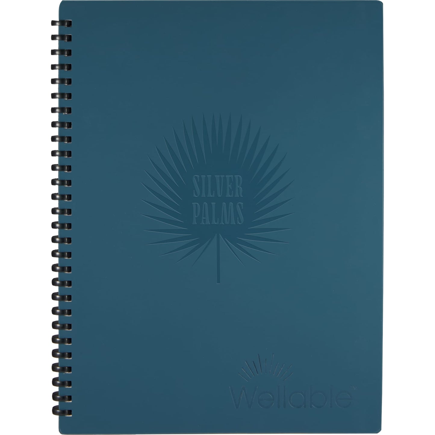 Front View of Blue Wellable™ Plan Well Undated Planner Journal