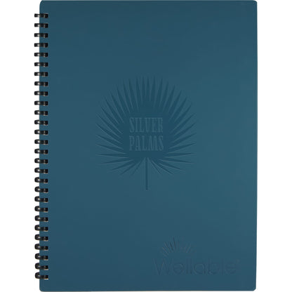 Front View of Blue Wellable™ Plan Well Undated Planner Journal