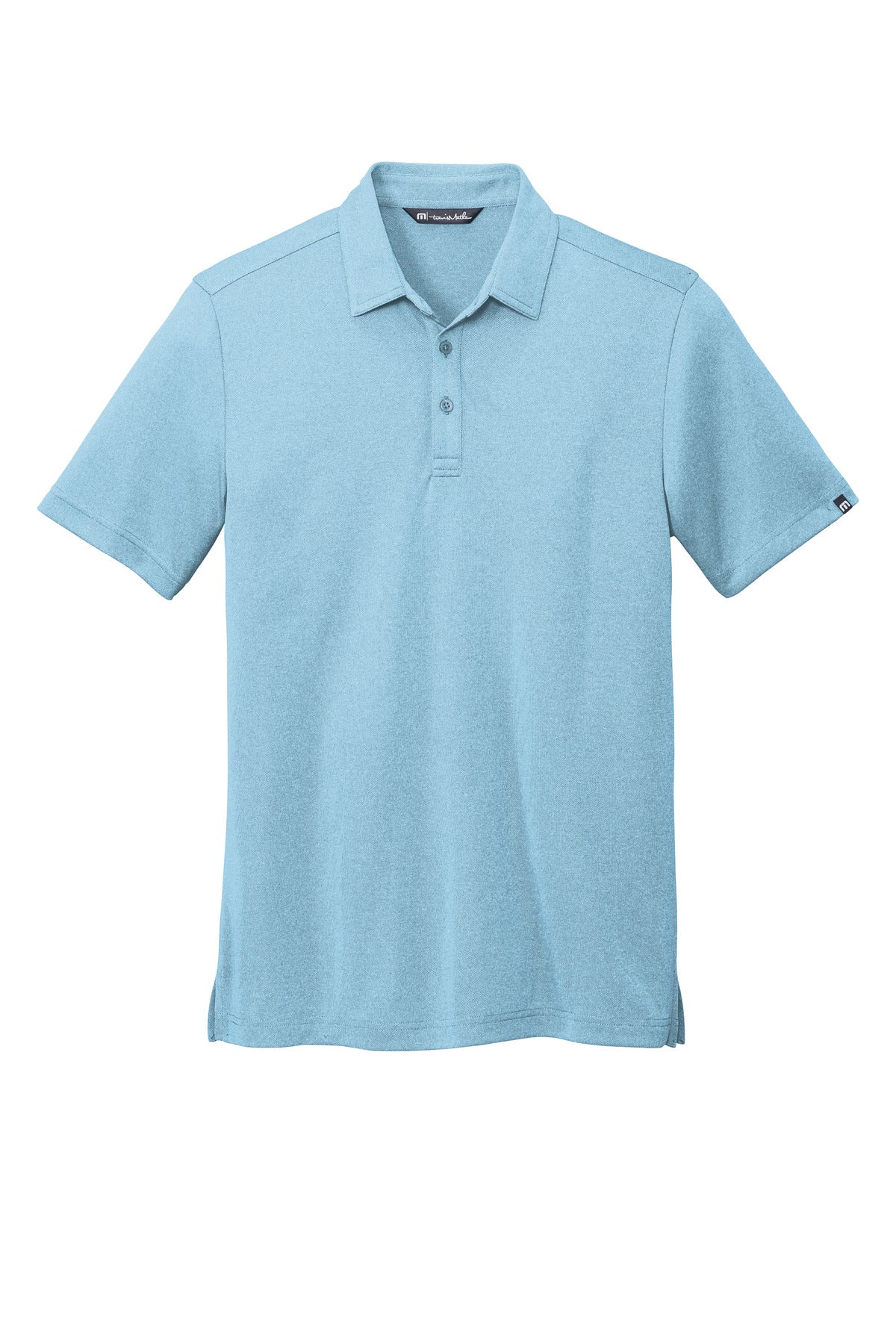 Front View of BrillBluHt TravisMathew Coto Performance Polo. TM1MU410