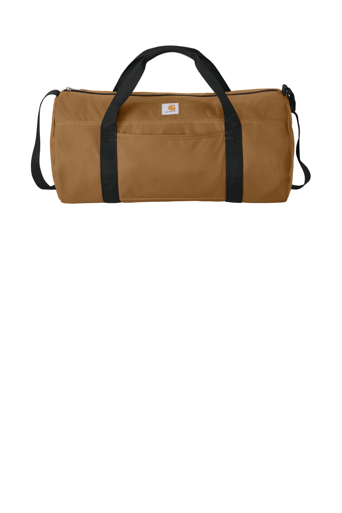 Front View of CarharttBr Carhartt Canvas Packable Duffel with Pouch CTB0000564