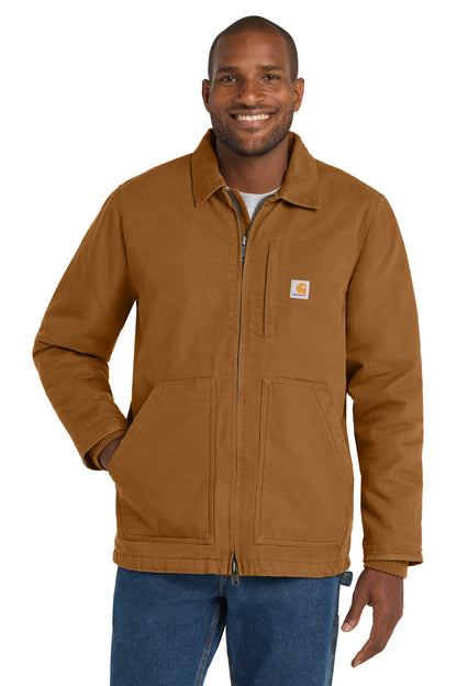 Front View of CarharttBr Carhartt Sherpa-Lined Coat CT104293