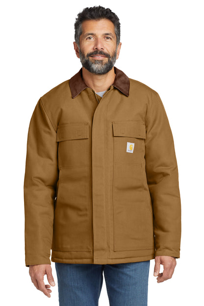 Front View of CarharttBr Carhartt Tall Duck Traditional Coat. CTT106674