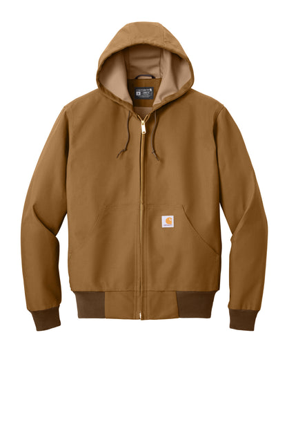 Front View of CarharttBr Carhartt Tall Thermal-Lined Duck Active Jac. CTT106678