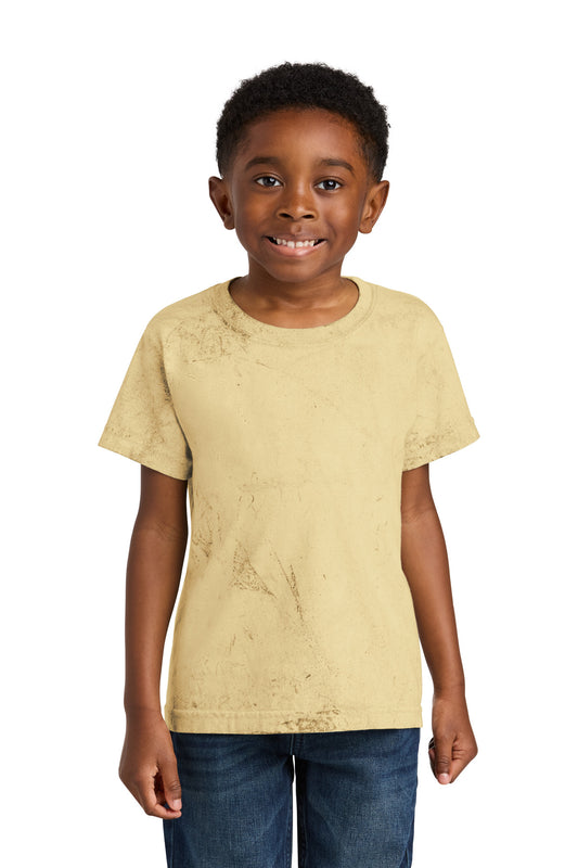 Front View of Citrine Comfort Colors Youth Heavyweight Color Blast Tee 1745Y
