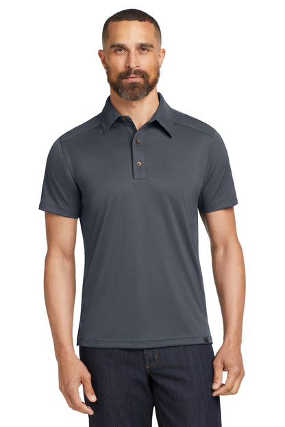 Front View of Diesel Grey OGIO - Hybrid Polo. OG109