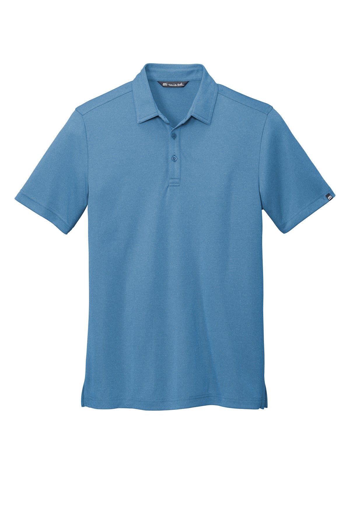 Front View of FederalBlu TravisMathew Coto Performance Polo. TM1MU410