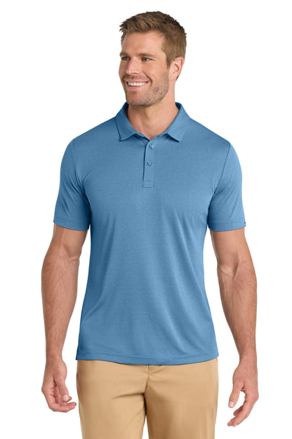 Front View of FederalBlu TravisMathew Coto Performance Polo. TM1MU410