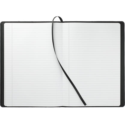 Front View of Gray 7" x 10" FSC® Mix Reclaim RPET Refillable Journal