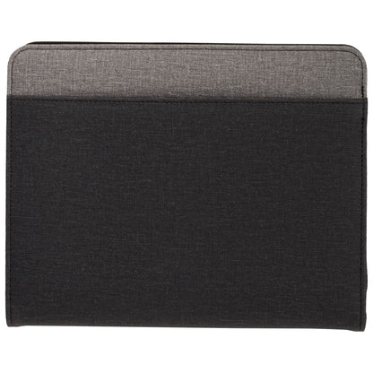Front View of Gray Stockton 5000 mAh Wireless Charging Journal plain